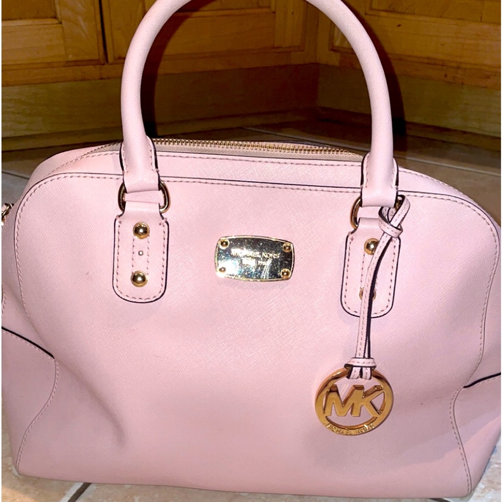 Michael Kors Powder Pink Saffiano leather Tote